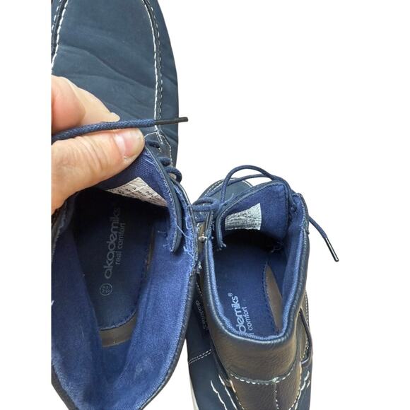 "AKADEMICS" Mens Lace up ankle boot Style SZ 10.5 Blue Preppy Student PLZ READ!! - Picture 7 of 11